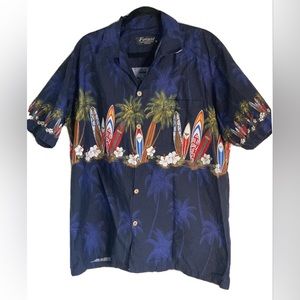 Favant Shirt Hawaiian Surfboard Men’s Size XL